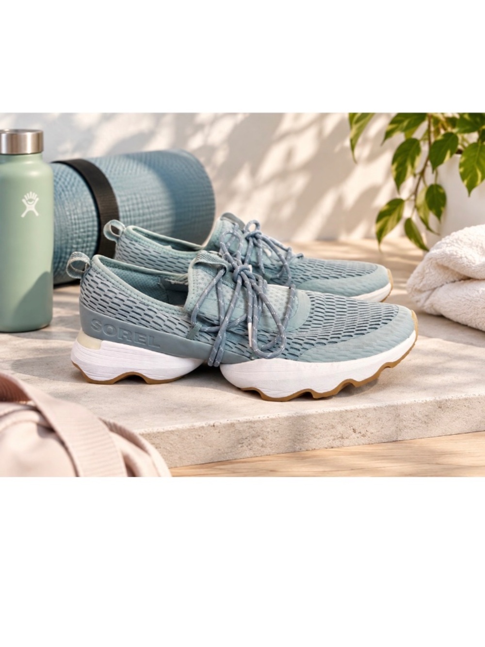 SOREL Women’s Seafoam Mesh Sneakers | Chunky Wavy Platform Sole